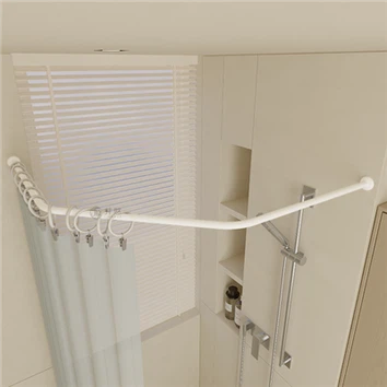 Aluminium de douche double réglable